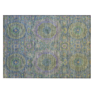 Piper Looms Chantille Panels ACN1923 Blue Machine Washable Area Rug Scatter Main Image