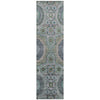 Piper Looms Chantille Panels ACN1923 Green Machine Washable Area Rug Runner Main Image