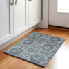 Piper Looms Chantille Panels ACN1923 Green Machine Washable Area Rug Scatter Lifestyle Image Feature