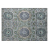 Piper Looms Chantille Panels ACN1923 Green Machine Washable Area Rug Scatter Main Image