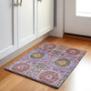 Piper Looms Chantille Panels ACN1923 Pink Machine Washable Area Rug Scatter Lifestyle Image Feature