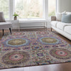 Piper Looms Chantille Panels ACN1923 Purple Machine Washable Area Rug Lifestyle Image Feature