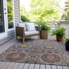 Piper Looms Chantille Panels ACN1923 Purple Machine Washable Area Rug Outdoor Lifestyle Image Feature