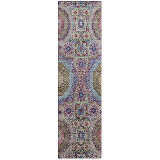 Piper Looms Chantille Panels ACN1923 Purple Machine Washable Area Rug Runner Main Image