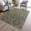 Piper Looms Chantille Panels ACN1923 Taupe Machine Washable Area Rug Lifestyle Image Feature