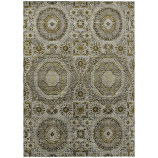 Piper Looms Chantille Panels ACN1923 Taupe Machine Washable Area Rug main image