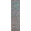 Piper Looms Chantille Panels ACN1923 Teal Machine Washable Area Rug Runner Main Image