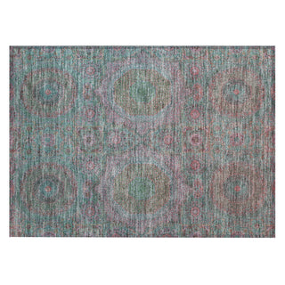 Piper Looms Chantille Panels ACN1923 Teal Machine Washable Area Rug Scatter Main Image