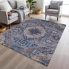 Piper Looms Chantille Diamond ACN1924 Brown Machine Washable Area Rug Lifestyle Image Feature