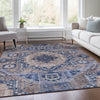 Piper Looms Chantille Diamond ACN1924 Brown Machine Washable Area Rug Lifestyle Image Feature