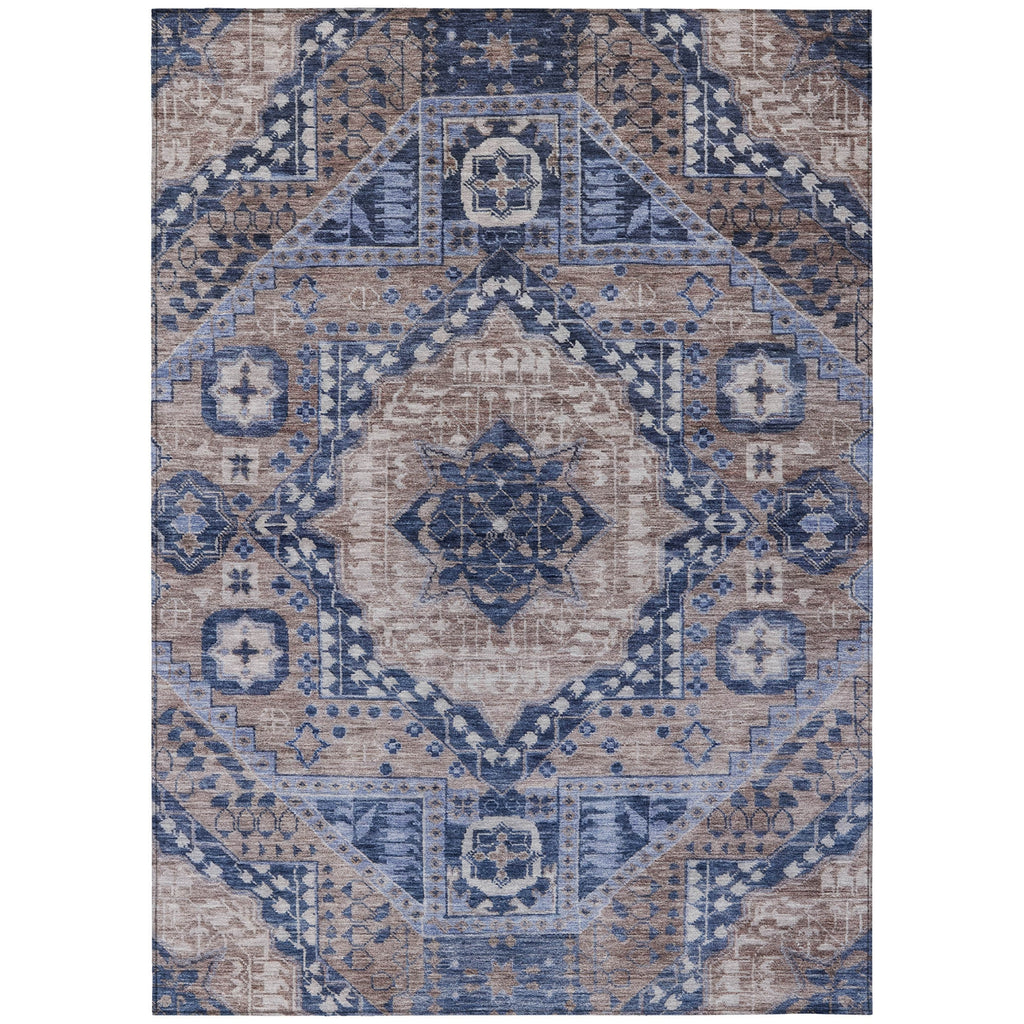 Piper Looms Chantille Diamond ACN1924 Brown Machine Washable Area Rug main image