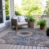 Piper Looms Chantille Diamond ACN1924 Brown Machine Washable Area Rug Outdoor Lifestyle Image Feature