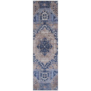 Piper Looms Chantille Diamond ACN1924 Brown Machine Washable Area Rug Runner Main Image