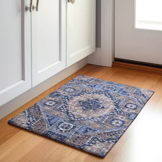 Piper Looms Chantille Diamond ACN1924 Brown Machine Washable Area Rug Scatter Lifestyle Image Feature