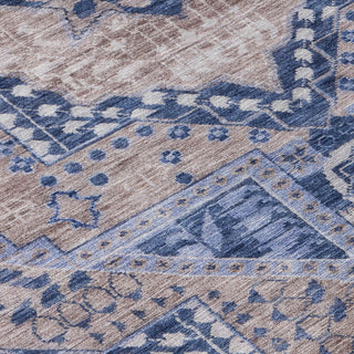 Piper Looms Chantille Diamond ACN1924 Brown Machine Washable Area Rug Swatch Image
