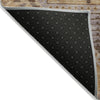 Piper Looms Chantille Diamond ACN1924 Copper Machine Washable Area Rug Backing Image