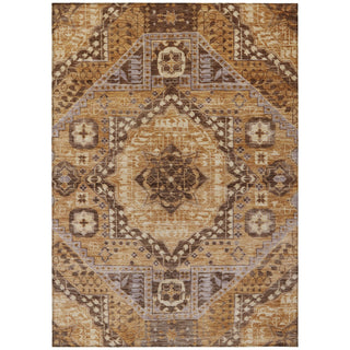 Piper Looms Chantille Diamond ACN1924 Copper Machine Washable Area Rug main image