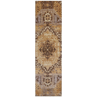 Piper Looms Chantille Diamond ACN1924 Copper Machine Washable Area Rug Runner Main Image