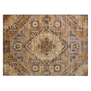 Piper Looms Chantille Diamond ACN1924 Copper Machine Washable Area Rug Scatter Main Image