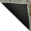 Piper Looms Chantille Diamond ACN1924 Khaki Machine Washable Area Rug Backing Image