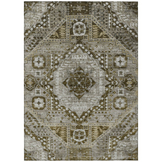 Piper Looms Chantille Diamond ACN1924 Khaki Machine Washable Area Rug main image