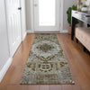 Piper Looms Chantille Diamond ACN1924 Khaki Machine Washable Area Rug Runner Lifestyle Image Feature