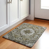 Piper Looms Chantille Diamond ACN1924 Khaki Machine Washable Area Rug Scatter Lifestyle Image Feature