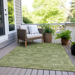 Piper Looms Chantille Panels ACN1925 Aloe Machine Washable Area Rug Outdoor Lifestyle Image Feature