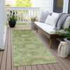 Piper Looms Chantille Panels ACN1925 Aloe Machine Washable Area Rug Runner Outdoor Lifestyle Image Feature