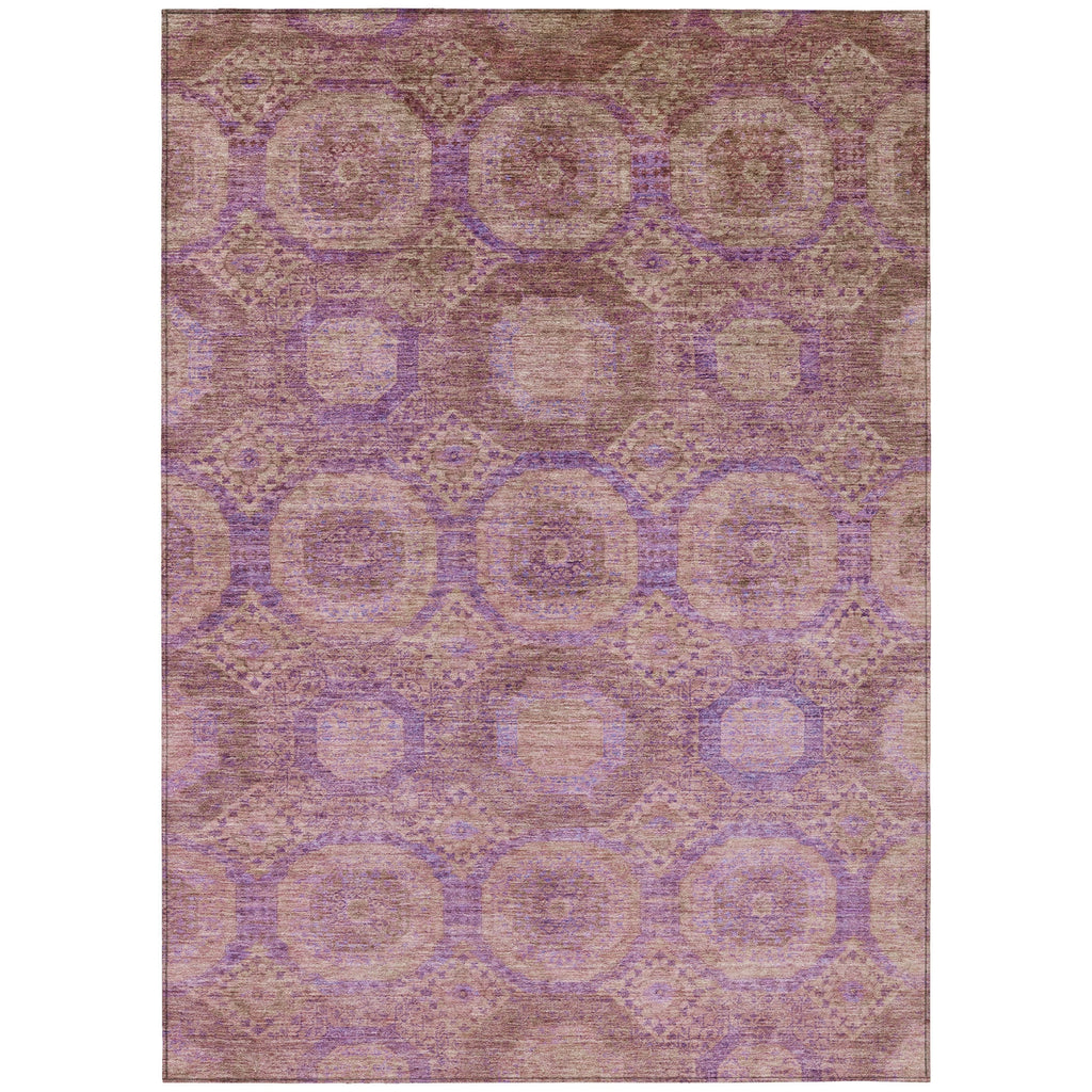 Piper Looms Chantille Panels ACN1925 Blush Machine Washable Area Rug main image