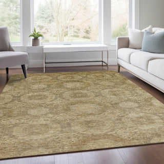 Piper Looms Chantille Panels ACN1925 Brown Machine Washable Area Rug Lifestyle Image Feature