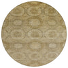 Piper Looms Chantille Panels ACN1925 Brown Machine Washable Area Rug Round Main Image