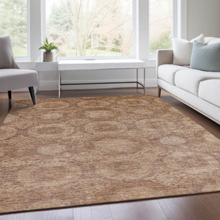 Piper Looms Chantille Panels ACN1925 Copper Machine Washable Area Rug Lifestyle Image Feature
