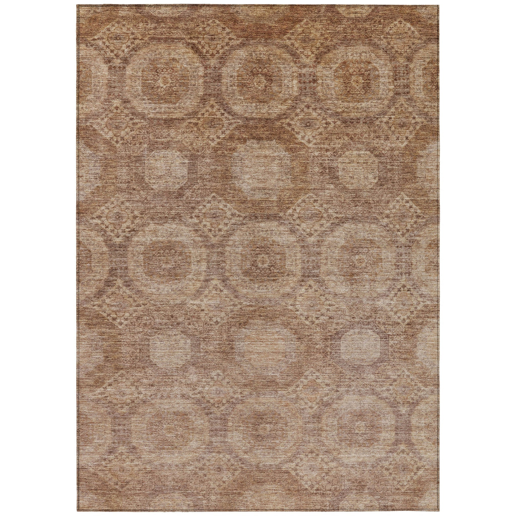 Piper Looms Chantille Panels ACN1925 Copper Machine Washable Area Rug main image