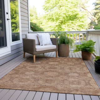 Piper Looms Chantille Panels ACN1925 Copper Machine Washable Area Rug Outdoor Lifestyle Image Feature