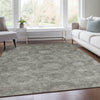 Piper Looms Chantille Panels ACN1925 Pewter Machine Washable Area Rug Lifestyle Image Feature