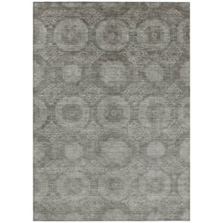 Piper Looms Chantille Panels ACN1925 Pewter Machine Washable Area Rug main image