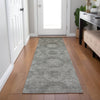 Piper Looms Chantille Panels ACN1925 Pewter Machine Washable Area Rug Runner Lifestyle Image Feature
