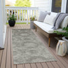 Piper Looms Chantille Panels ACN1925 Pewter Machine Washable Area Rug Runner Outdoor Lifestyle Image Feature