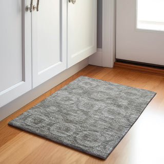 Piper Looms Chantille Panels ACN1925 Pewter Machine Washable Area Rug Scatter Lifestyle Image Feature