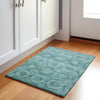 Piper Looms Chantille Panels ACN1925 Teal Machine Washable Area Rug Scatter Lifestyle Image Feature