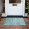 Piper Looms Chantille Panels ACN1925 Teal Machine Washable Area Rug Scatter Outdoor Lifestyle Image Feature