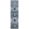 Piper Looms Chantille Panels ACN1926 Blue Machine Washable Area Rug Runner Main Image