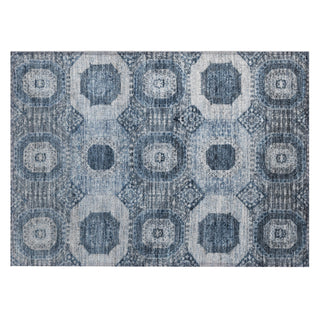 Piper Looms Chantille Panels ACN1926 Blue Machine Washable Area Rug Scatter Main Image