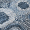 Piper Looms Chantille Panels ACN1926 Blue Machine Washable Area Rug Swatch Image