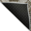 Piper Looms Chantille Panels ACN1926 Brown Machine Washable Area Rug Backing Image