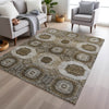 Piper Looms Chantille Panels ACN1926 Brown Machine Washable Area Rug Lifestyle Image Feature
