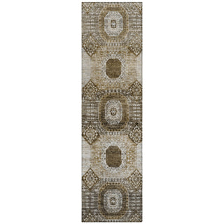 Piper Looms Chantille Panels ACN1926 Brown Machine Washable Area Rug Runner Main Image