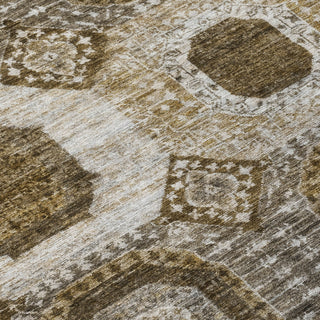 Piper Looms Chantille Panels ACN1926 Brown Machine Washable Area Rug Swatch Image