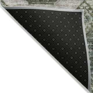 Piper Looms Chantille Panels ACN1926 Olive Machine Washable Area Rug Backing Image